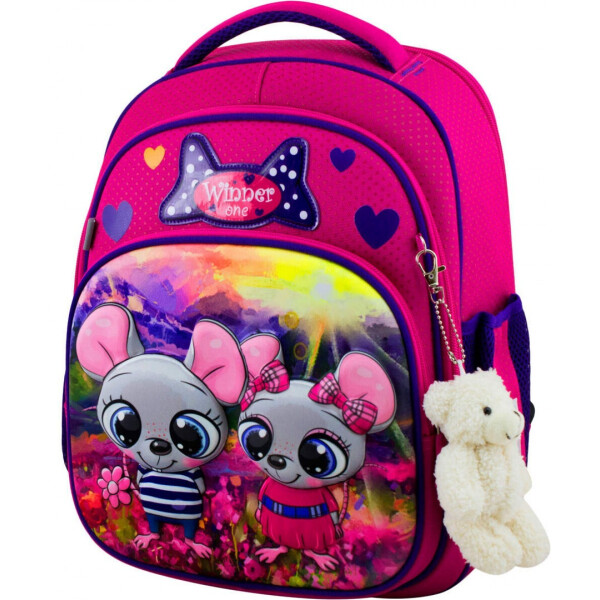 

Ранец школьный ортопедический для девочек 16 л Winner One (7004)