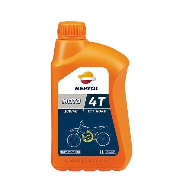 

Масло моторное 4Т Repsol MOTO OFF ROAD 4T 10W-40, 1л / RP162N51