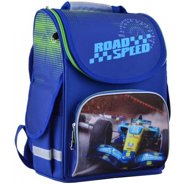 

Школьный каркасный рюкзак Smart 26х34х14 см 12 л для мальчиков PG-11 Road speed (554527)