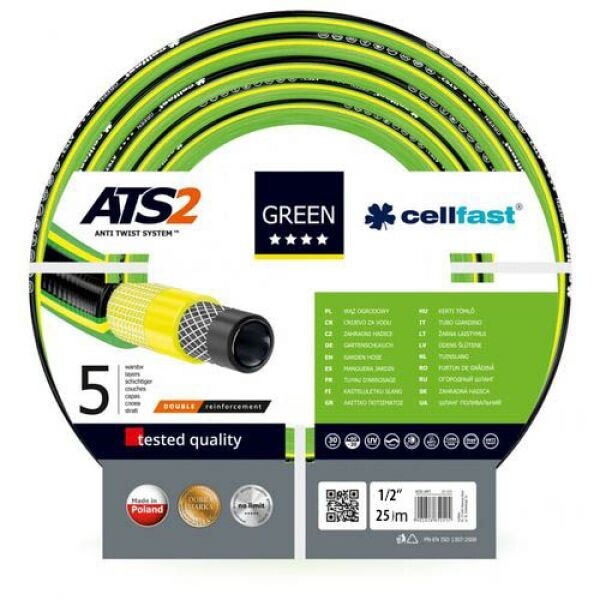 

Шланг поливочный Cellfast 1/2" Green 25 м