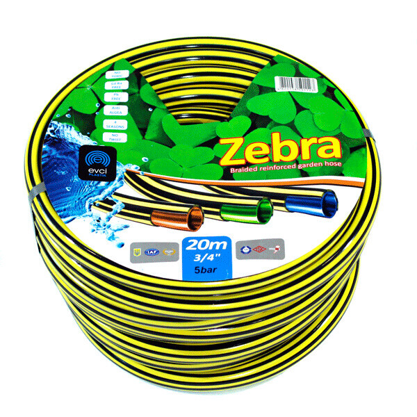 

Шланг поливочный Evci Plastic 3/4" Зебра 30м