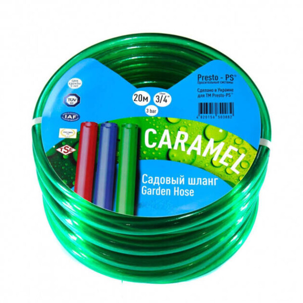 

Шланг поливочный Evci Plastic 3/4" Caramel Зеленый Силикон 20 м