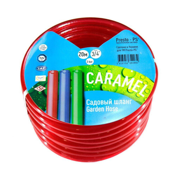 

Шланг поливочный Evci Plastic 3/4" Caramel Красный Силикон 20 м