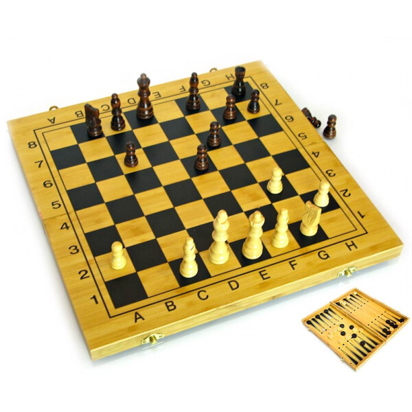 

Нарды и шахматы из бамбука (35х17х4,5 см) 23981
