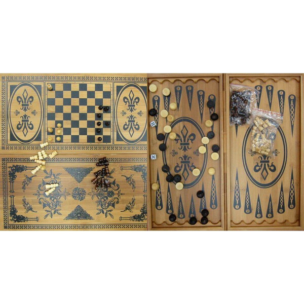 

Нарды и шахматы из бамбука (40х20х4 см) (B4020-С) 22749