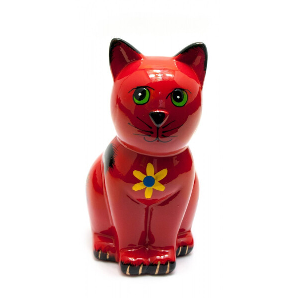 

Копилка керамическая ";Кот"; красная (16,5х10х7,5 см) Home Place