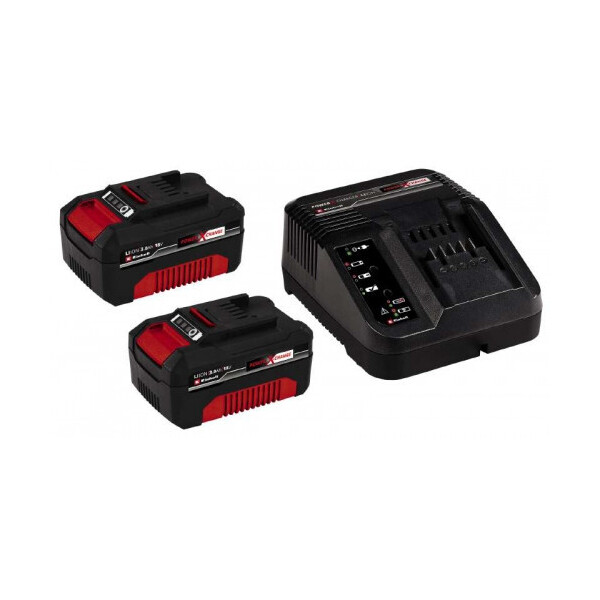 

Аккумулятор + зарядное устройство Einhell 18V 2x3,0Ач Starter-Kit Power-X-Change