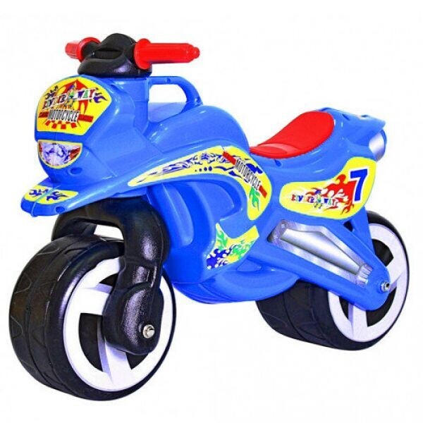 

Детский Велобег Мотобайк Синий Kinderway