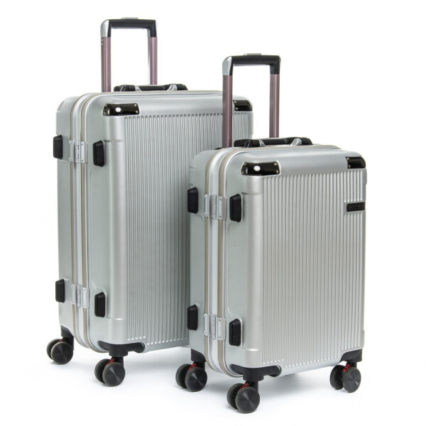 

Комплект чемоданов 2/1 ABS-пластик PODIUM 04 silver замок 31490