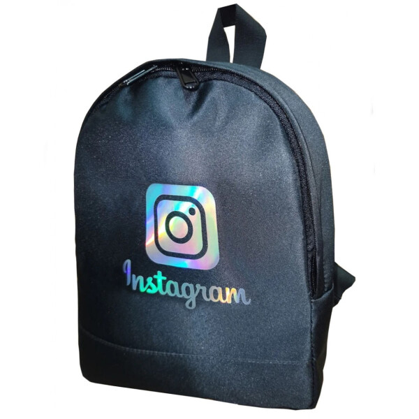 

Рюкзак молодежный черный с голограммой для девочки BR-S Instagram (1214334822)