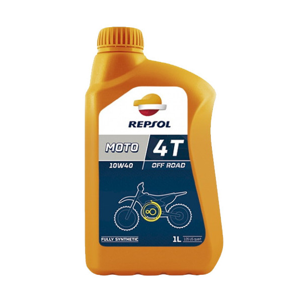

Моторное масло для 4T двигателей 10W-40 Moto Racing, 1л, REPSOL / RP160N51