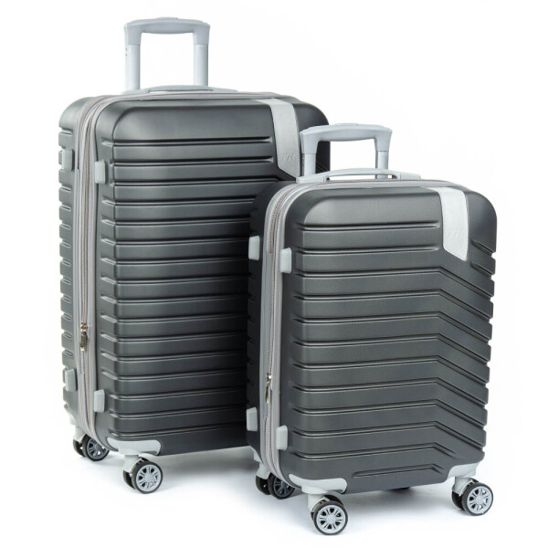 

Комплект чемоданов 2/1 ABS-пластик PODIUM 8347 grey змейка 32606