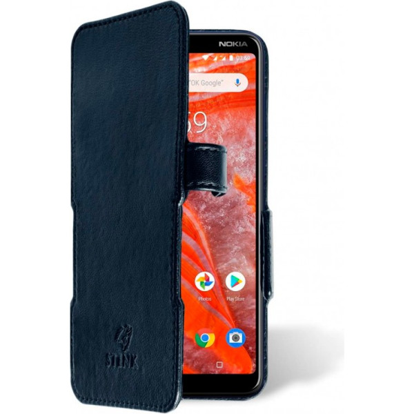 

Чехол книжка Stenk Prime для Nokia 3.1 Plus Чёрный (62575)