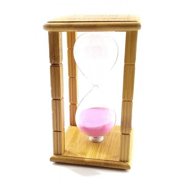 

Часы песочные Time is Money "20 минут" Розовый (16,5х10х10 см) Homade