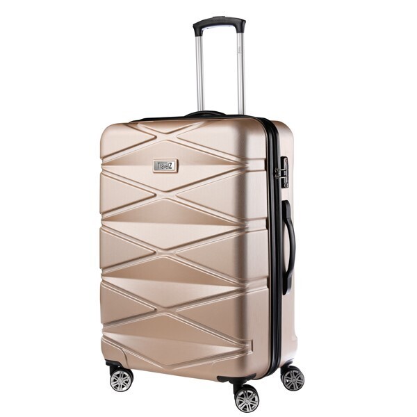 

Чемодан средний 4 колеса TravelZ Diamond Champagne М 927258