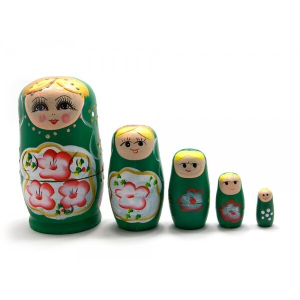 

Статуэтка Матрешка Набор 5 шт (11х6х6 см)