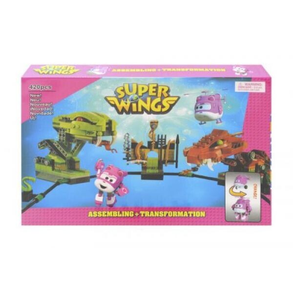 

Конструктор Super Wings Самолет, 420 деталей