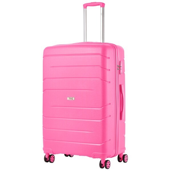 

Чемодан большой 4 колеса TravelZ Big Bars Pink L 927275