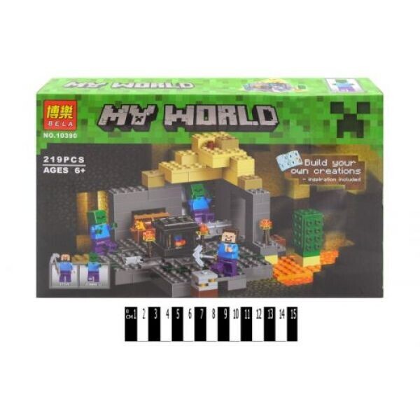 

Конструктор Minecraft Подземелье, 219 деталей