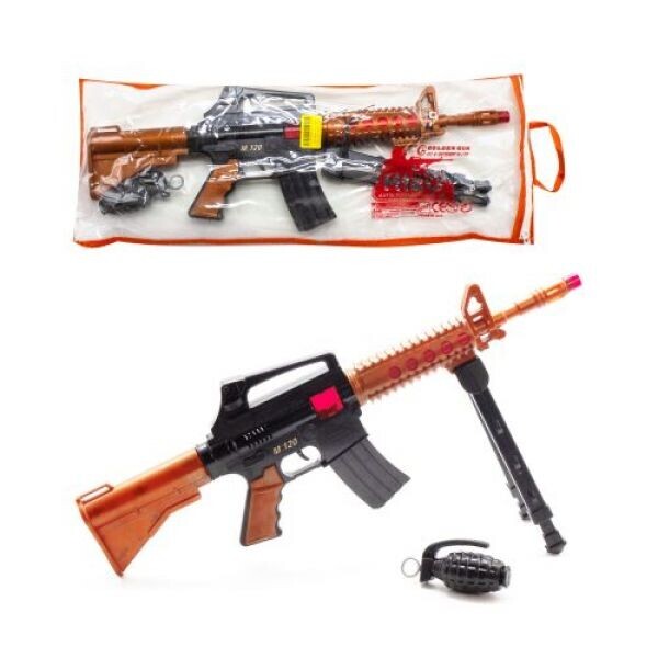 

Автомат-трещетка "M16" с гранатой Черный