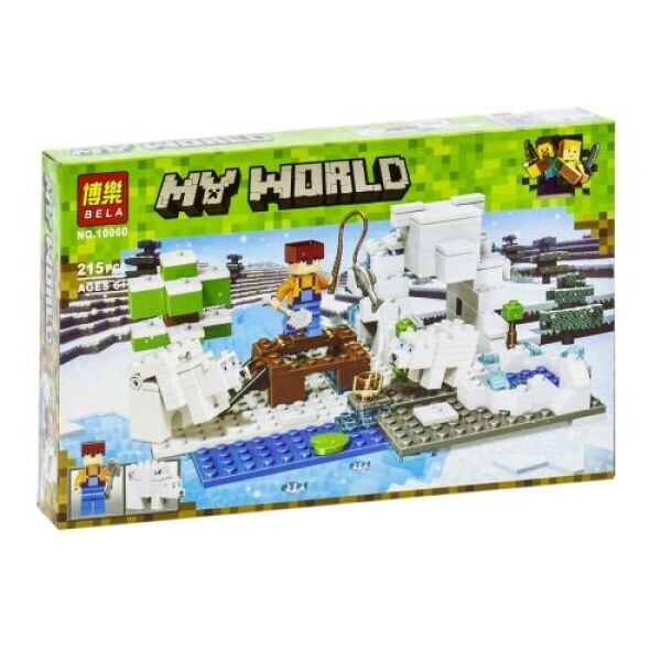 

Конструктор My World Minecraft: зимняя рыбалка, 215 деталей