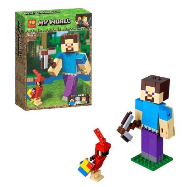 

Конструктор My World Minecraft: Стив, 159 деталей