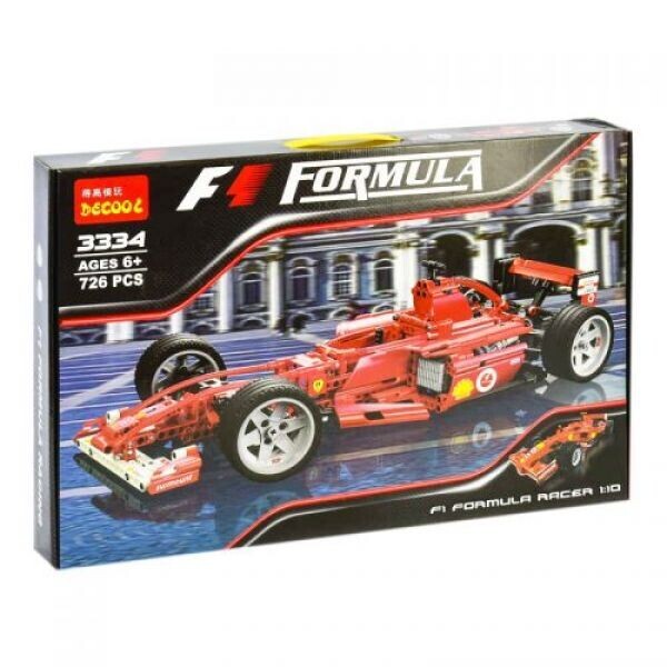 

Конструктор Decool Formula-1 Ferrari 726 детали