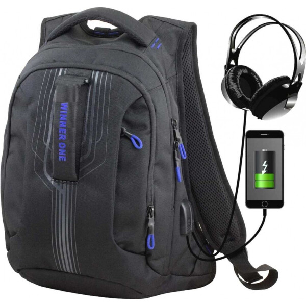 

Подростковый рюкзак для мальчиков 22 л Winner One 399-19-bl