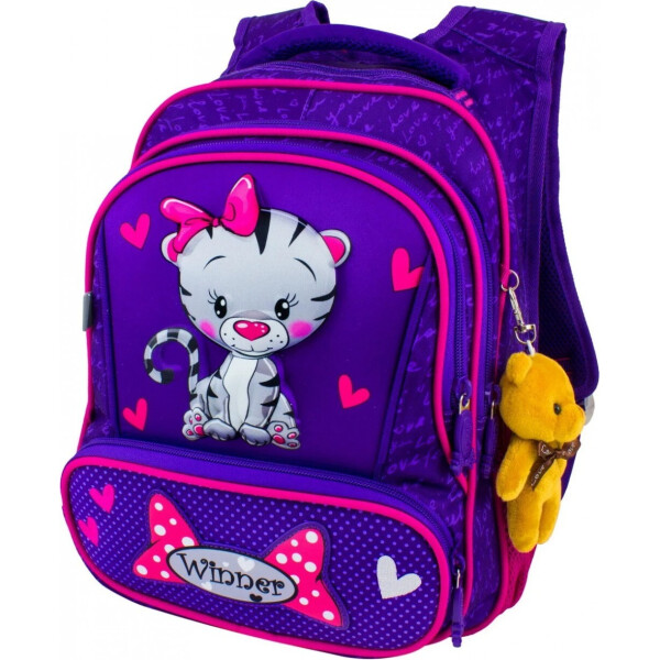

Школьный рюкзак для девочек 19 л Winner Stile 8029