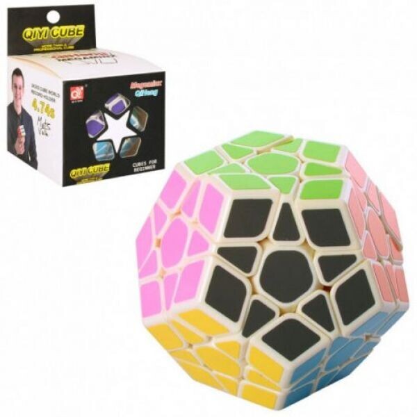 

Головоломка Мегаминкс Qiyi Mofangge Megaminx Белые Грани