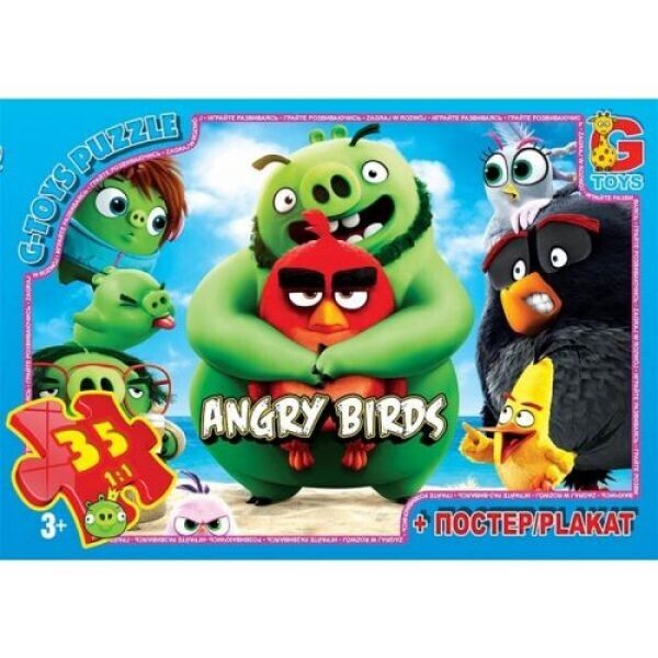 

Пазлы ";Angry Birds";, 35 элементов