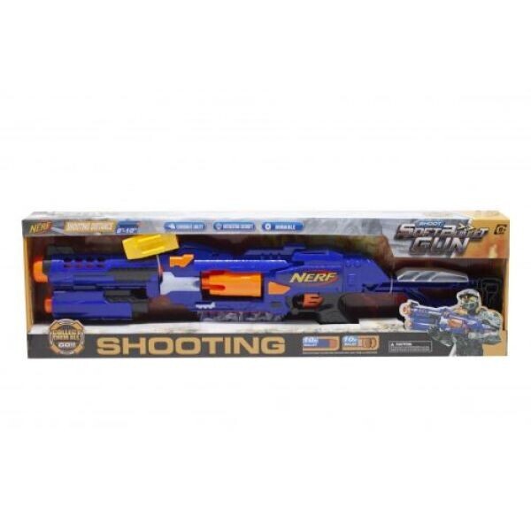 

Бластер NERF на поролоновых пулях Синий