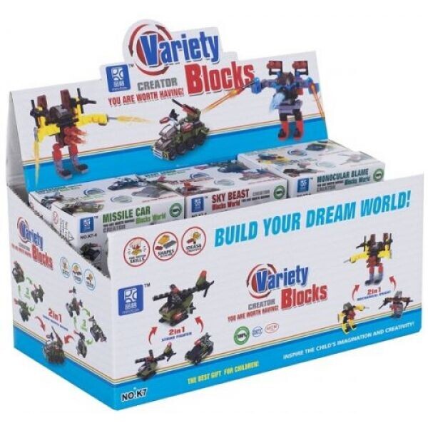 

Конструктор MINDBOX VARIETY BLOCKS, 21 деталь