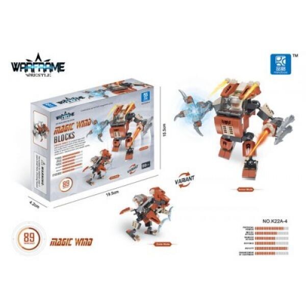 

Конструктор WARFRAME Красный, 99 деталей