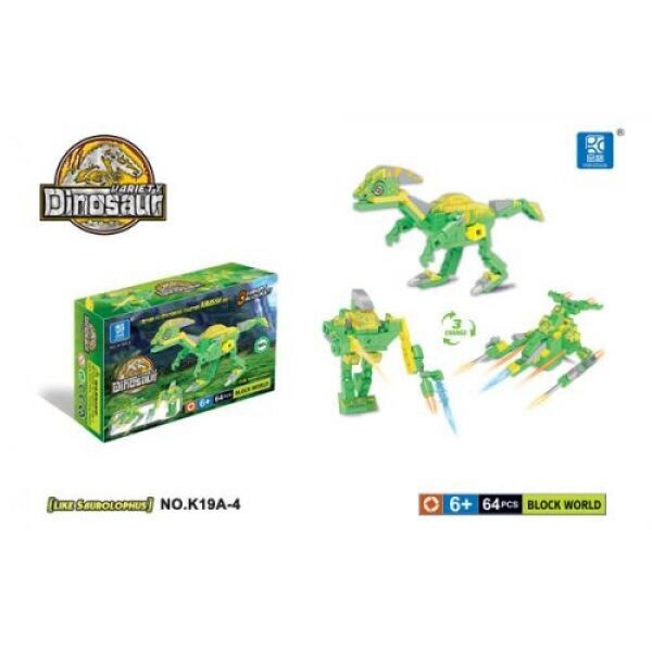 

Конструктор DINOSAURS Завролоф, 64 детали