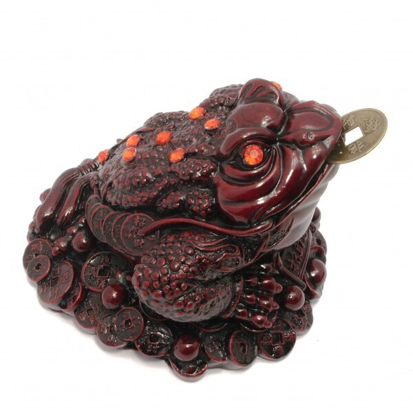 

Статуэтка Жаба каменная крошка коричневая (13х12,5х9,5 см) A