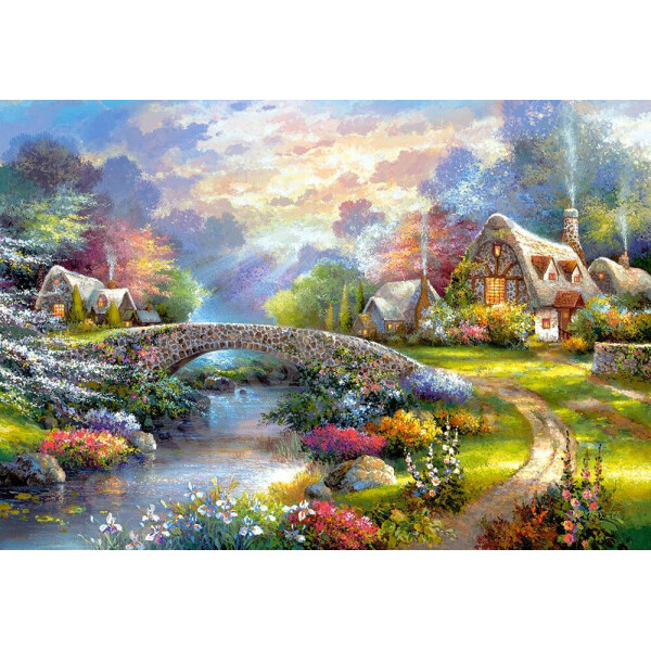 

Пазлы ";Деревня.Весна";, 1000 элементов