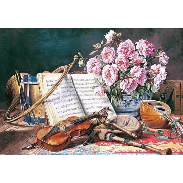 

Пазлы ";Музыкальный натюрморт";, 2000 элементов