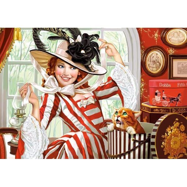 

Пазлы ";Леди в шляпе";, 500 элементов