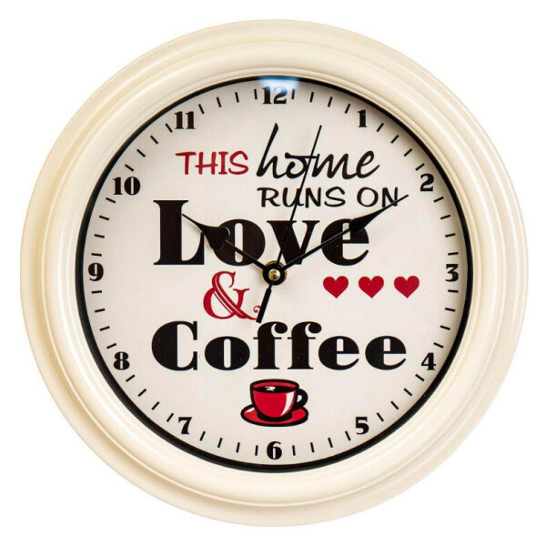 

Часы настенные Coffee Love 28 см Veronese 12003-007