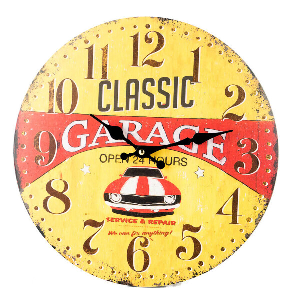 

Часы «Garage» 34 см Luminova 605092044