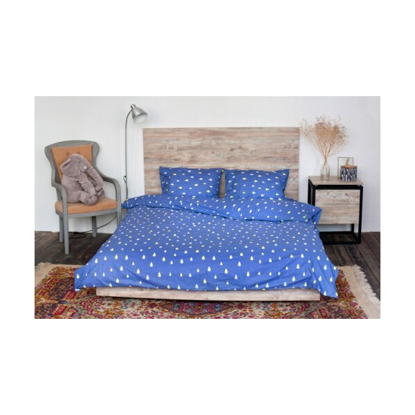 

Постельное белье евро Хлопок Coolki Капли