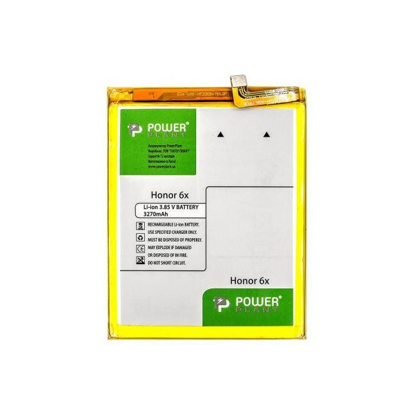 

Аккумуляторная батарея PowerPlant Huawei Honor 6X (HB386483ECW+) 3270mAh (SM150113)