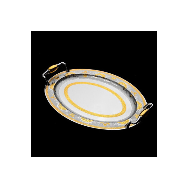 

Поднос Lora овальный 34х26 см G Амальфи NGD96TRAY