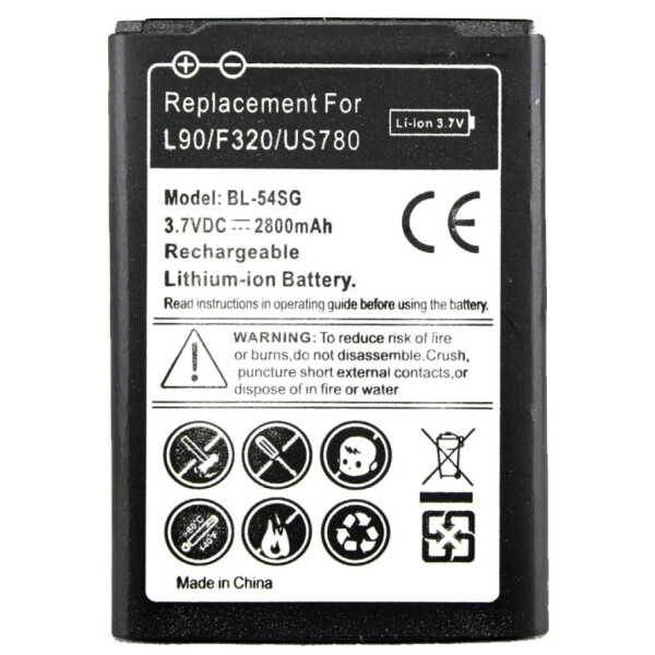 

Аккумуляторная батарея PowerPlant LG BL-54SG (DV00DV6238)