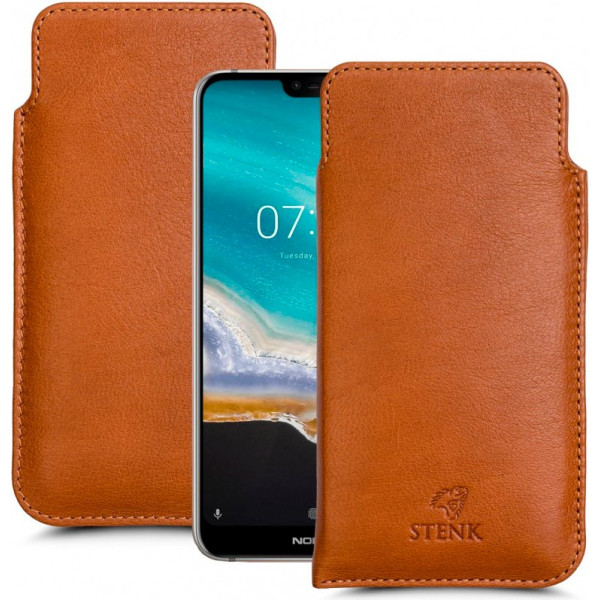 

Футляр Stenk Elegance для Nokia 7.1 Camel (63056)