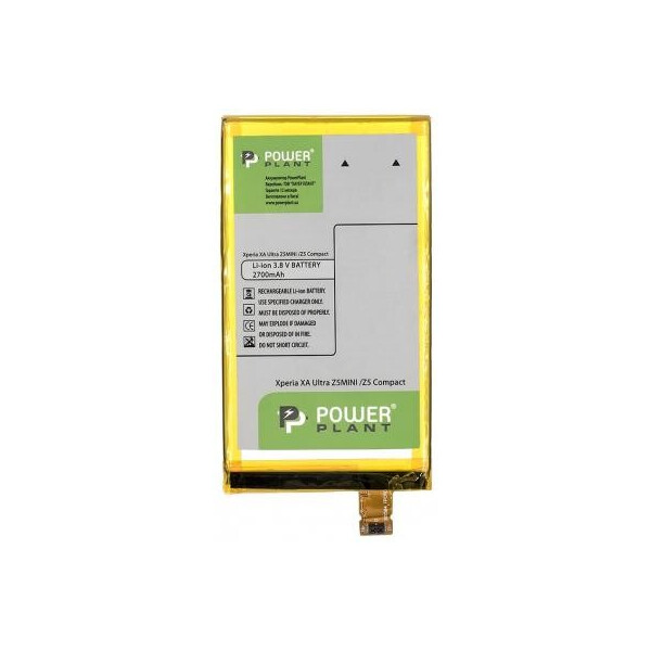 

Аккумуляторная батарея PowerPlant Sony Xperia XA Ultra/ Z5 Compact 2700mAh (SM190171)