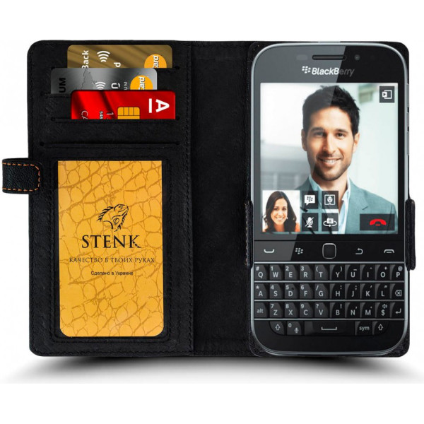 

книжка Stenk Wallet для BlackBerry Classic Q20 Чёрный (20303)