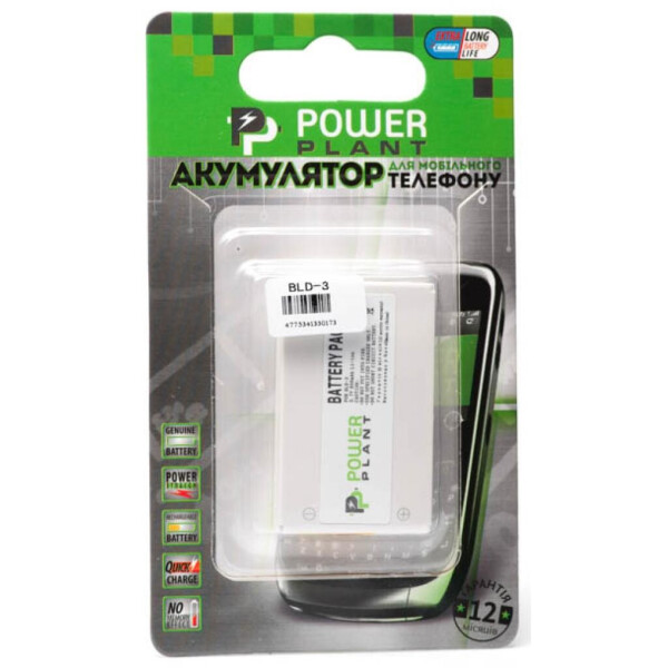 

Аккумуляторная батарея PowerPlant Nokia BLD-3 (7210, 7250, 6610) (DV00DV1125)
