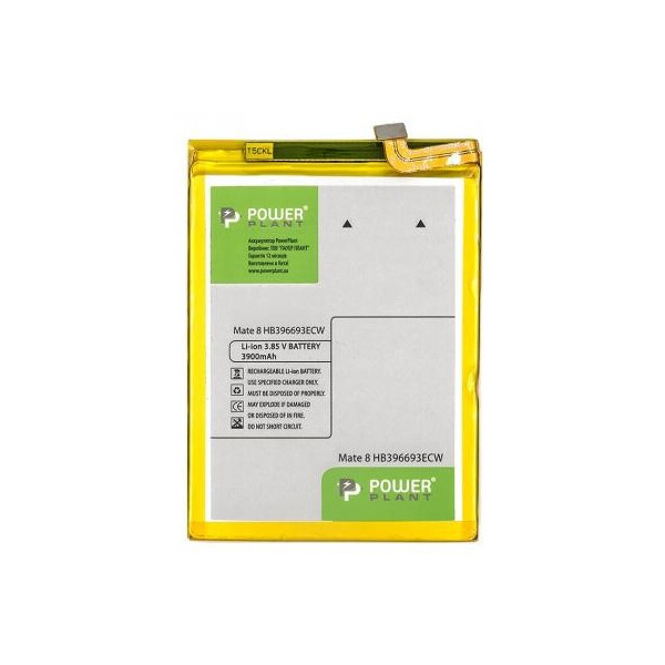 

Аккумуляторная батарея PowerPlant Huawei Mate 8 (HB396693ECW) 3900mAh (SM150199)
